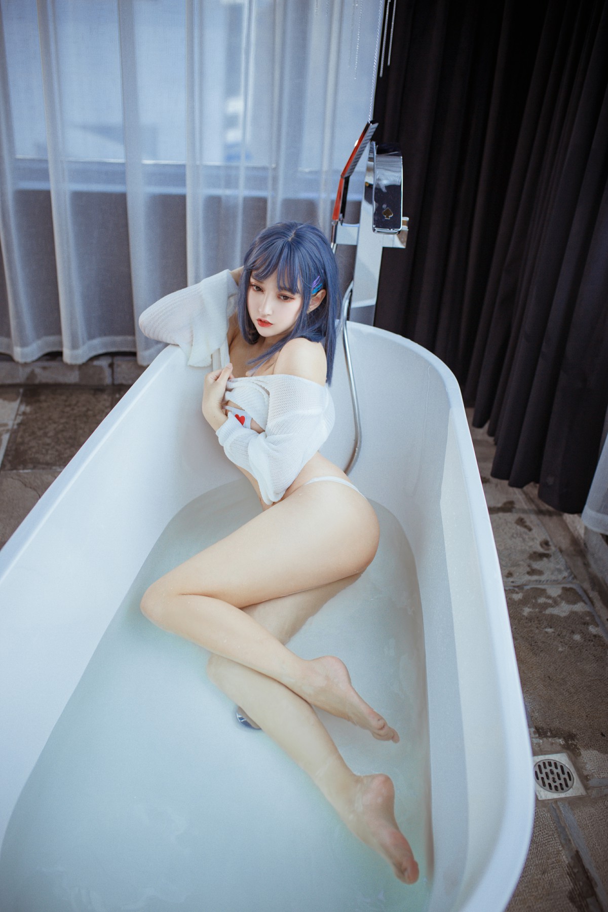 图片[22]-[Cosplay]过期米线线喵 – 浴缸 – COSPLAY-瞬颜部落