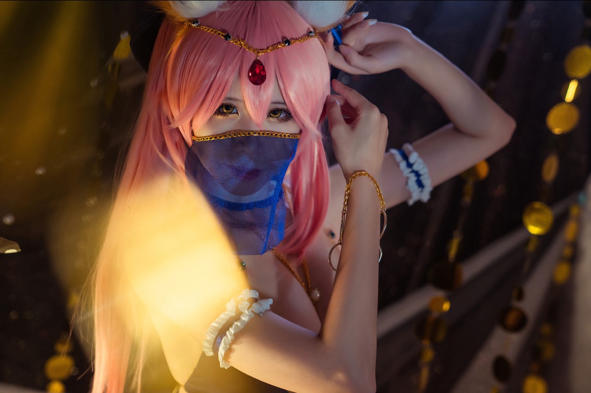 图片[16]-[Cosplay]Fate 玉藻前 舞娘泳装 – COSPLAY-瞬颜部落