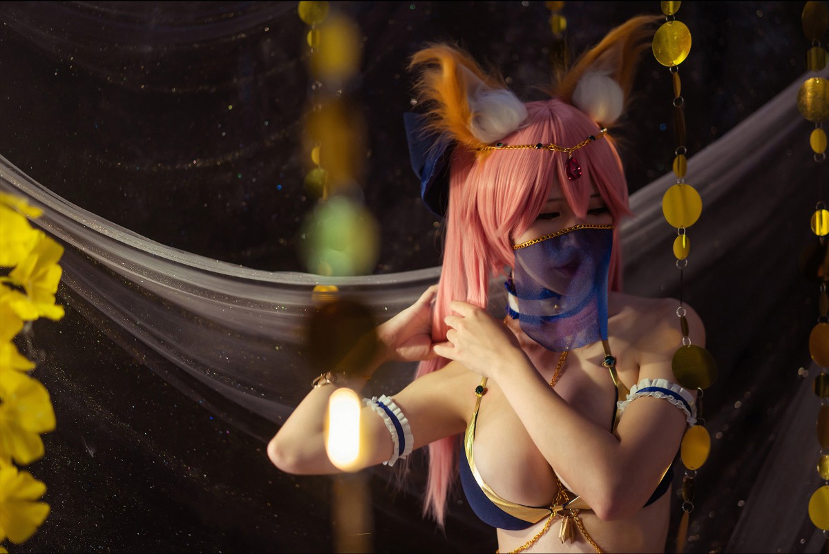 图片[19]-[Cosplay]Fate 玉藻前 舞娘泳装 – COSPLAY-瞬颜部落