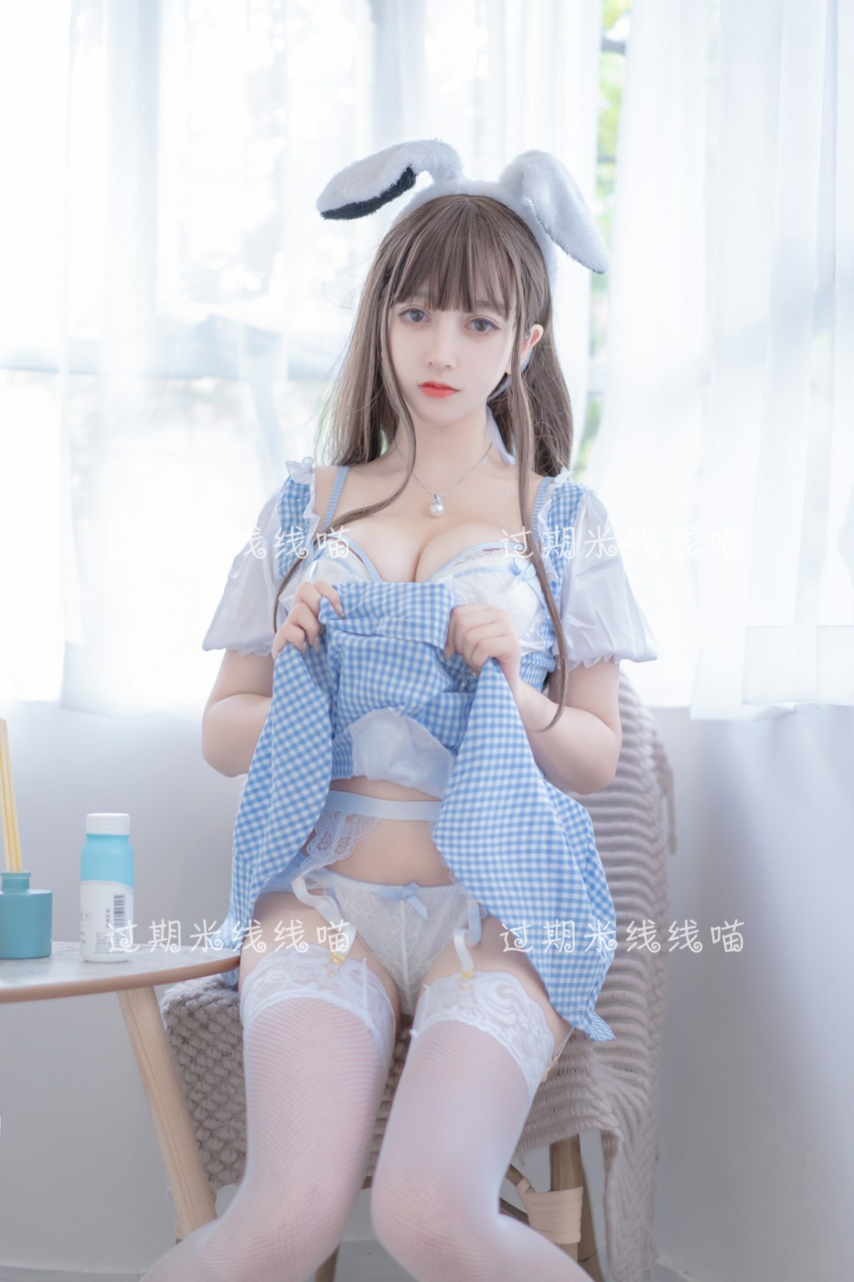 图片[11]-[Cosplay]过期米线线喵 – 蓝白 – COSPLAY-瞬颜部落
