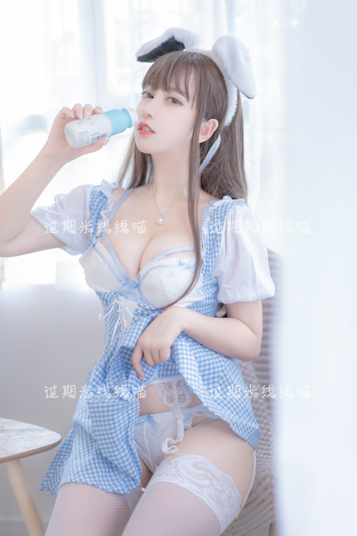 图片[14]-[Cosplay]过期米线线喵 – 蓝白 – COSPLAY-瞬颜部落