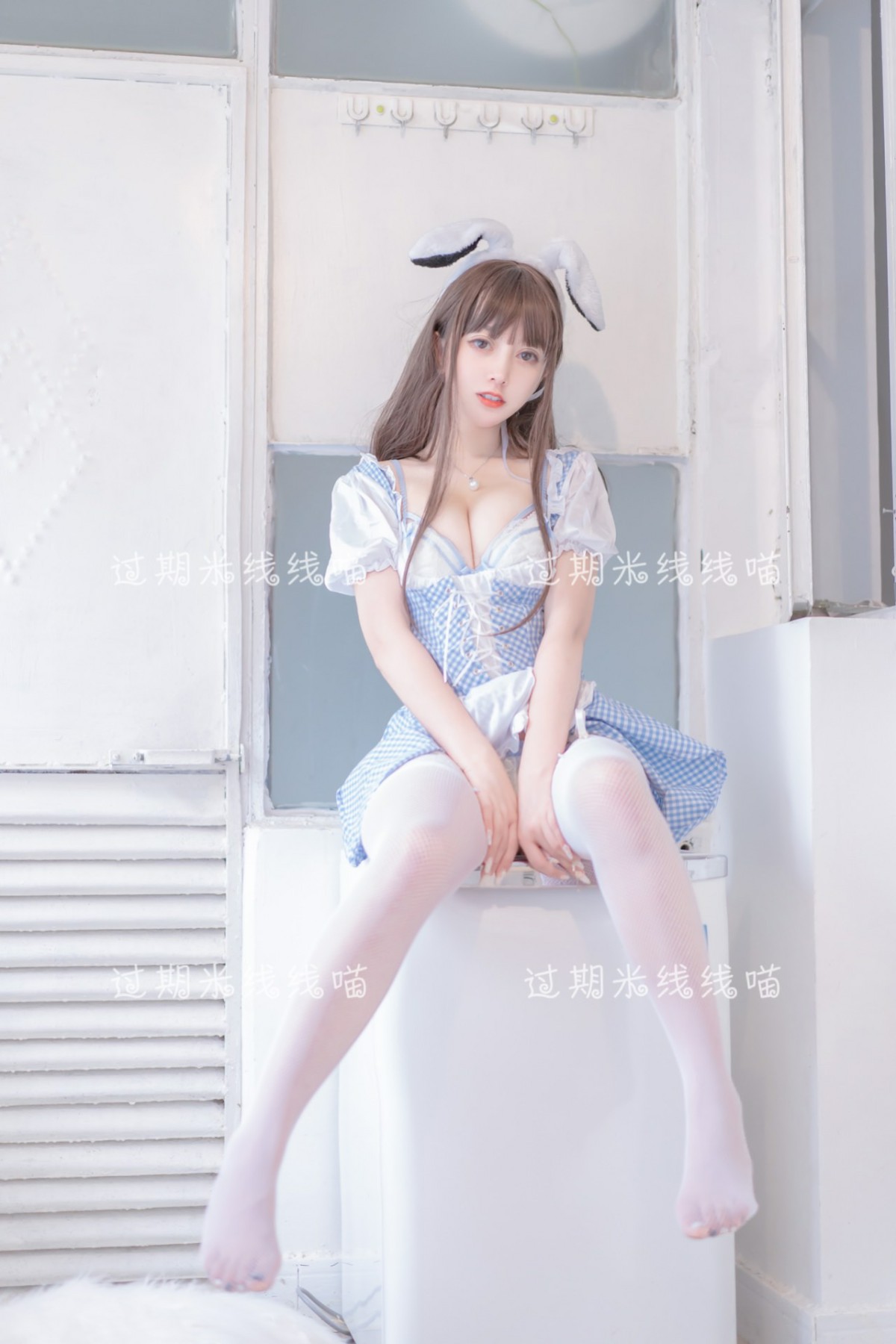 图片[16]-[Cosplay]过期米线线喵 – 蓝白 – COSPLAY-瞬颜部落