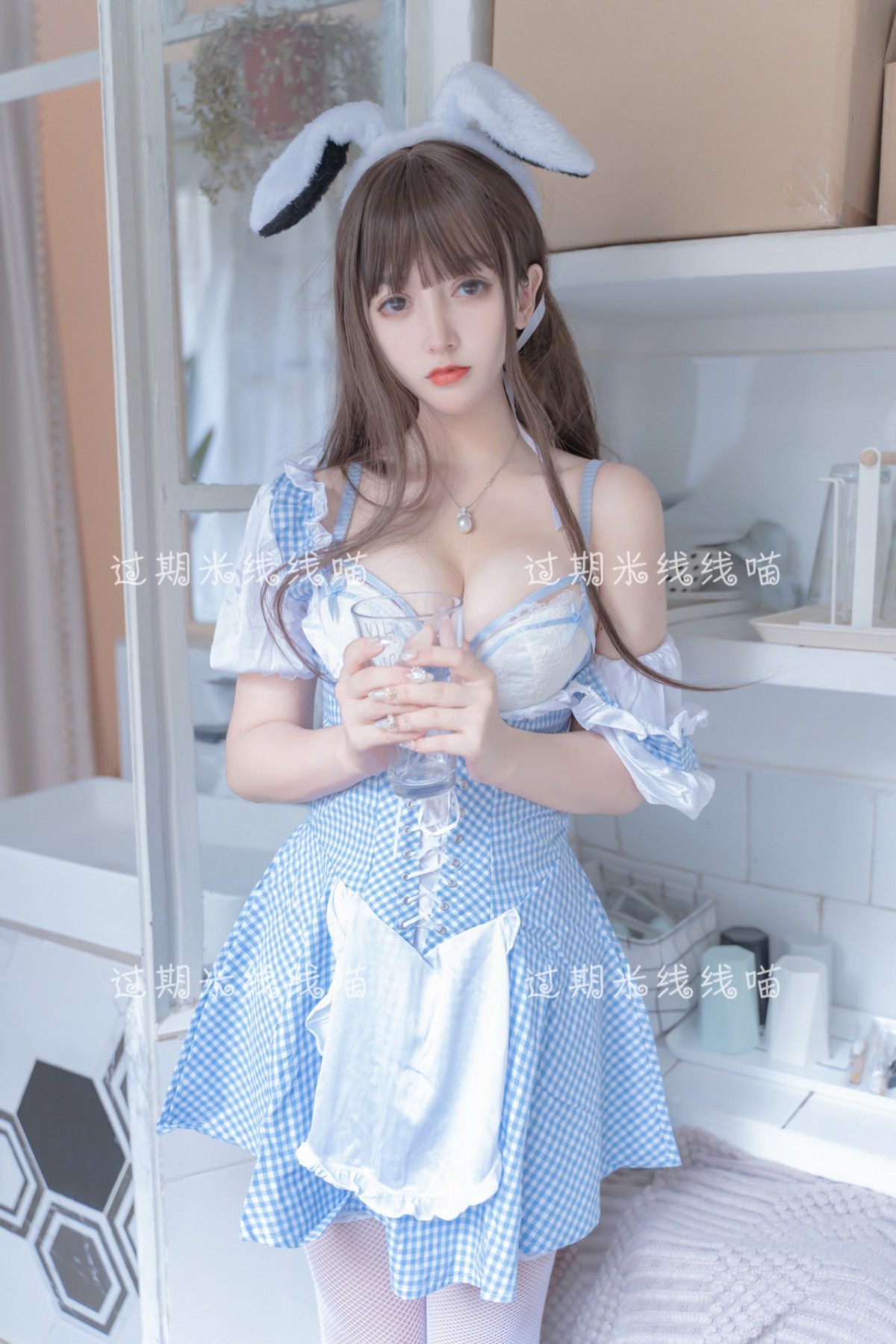 图片[23]-[Cosplay]过期米线线喵 – 蓝白 – COSPLAY-瞬颜部落