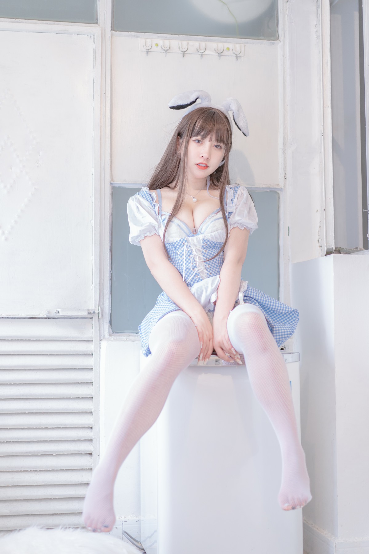 图片[36]-[Cosplay]过期米线线喵 – 蓝白 – COSPLAY-瞬颜部落