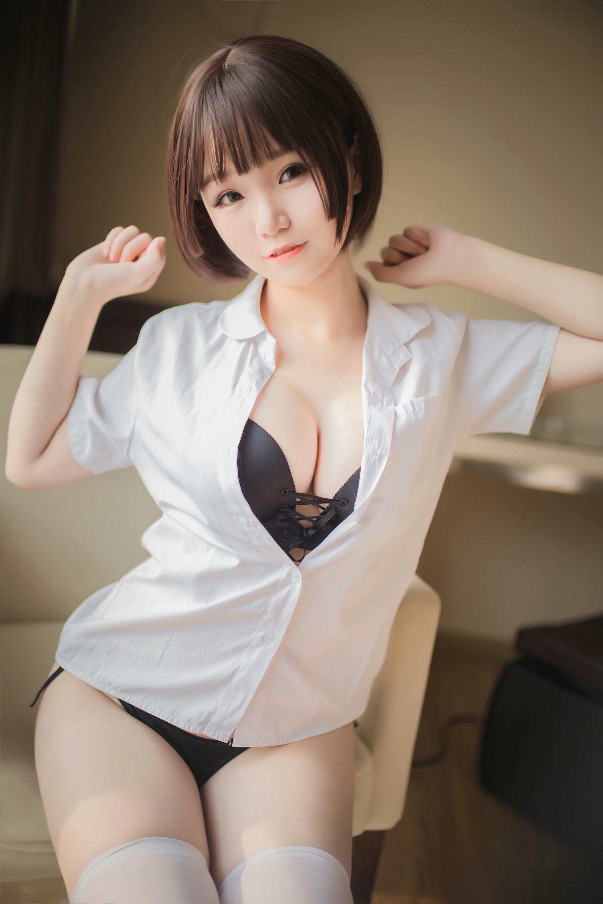 图片[2]-[Yoko宅夏Cos]一号写真本 白丝 – COSPLAY-瞬颜部落