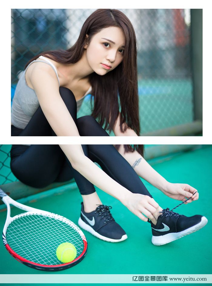图片[9]-美女模特嘟嘟清秀完美身材网球场性感写真-御萝部落-瞬颜部落
