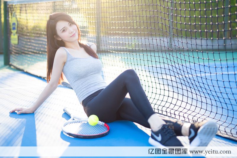 图片[25]-美女模特嘟嘟清秀完美身材网球场性感写真-御萝部落-瞬颜部落