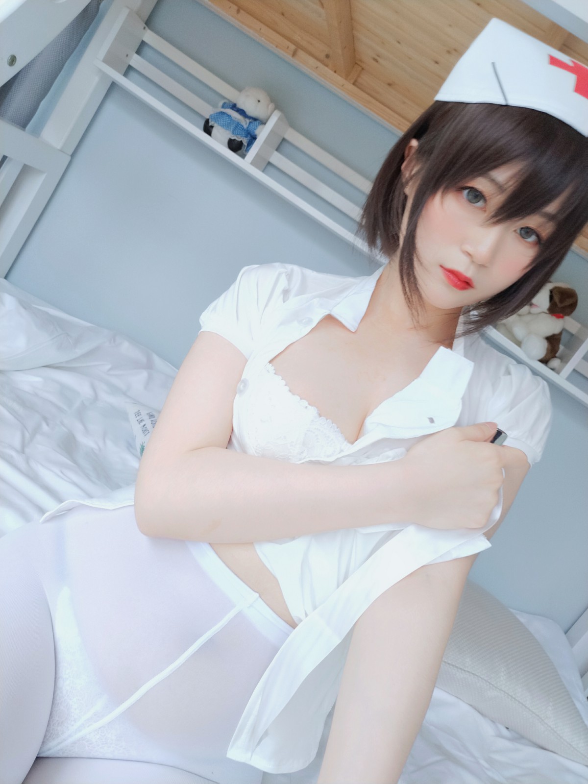 图片[12]-Coser小姐姐白银 – 白丝小护士 – COSPLAY-瞬颜部落