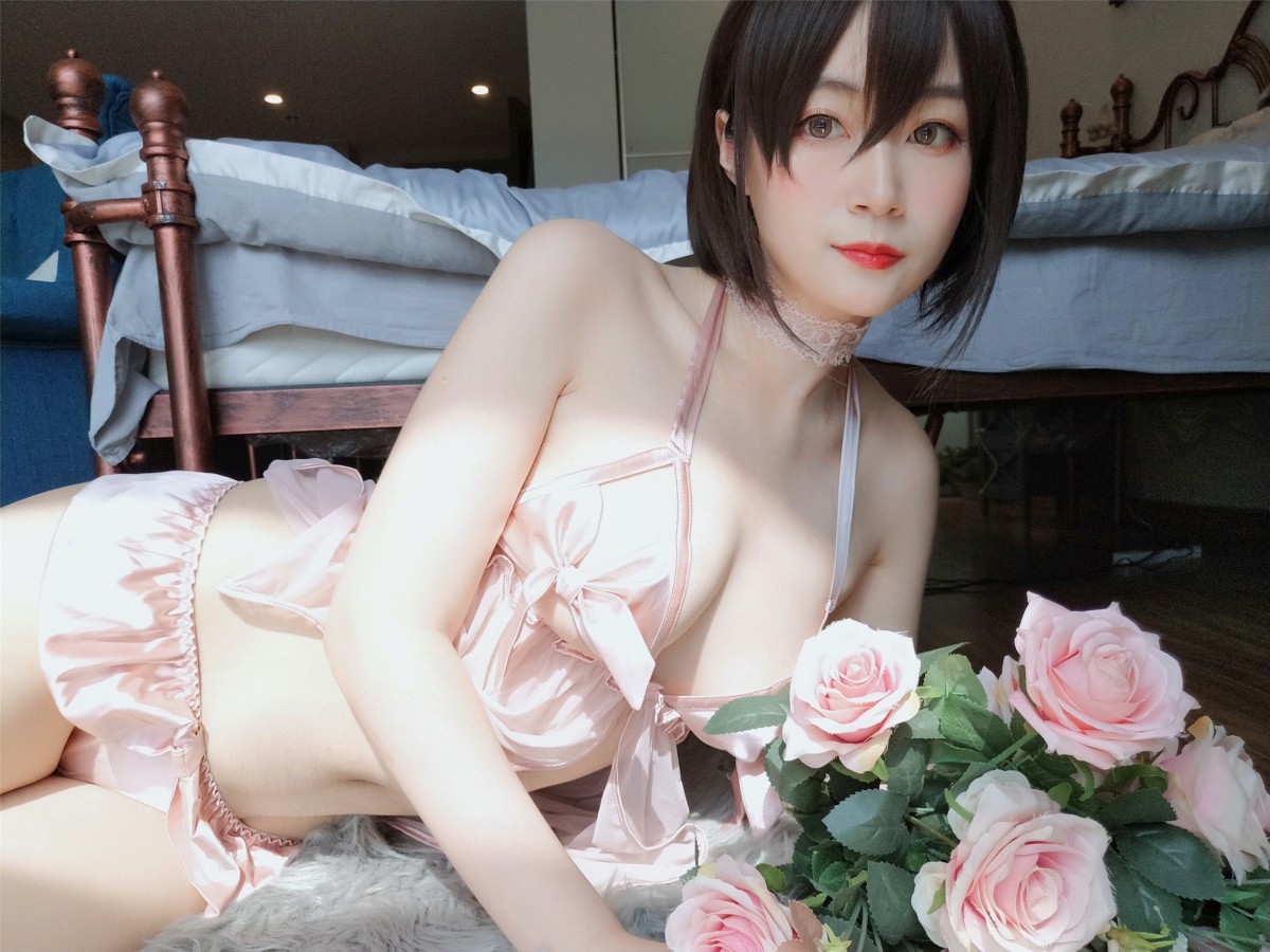 图片[28]-Coser小姐姐白银 – 粉色睡衣 – COSPLAY-瞬颜部落
