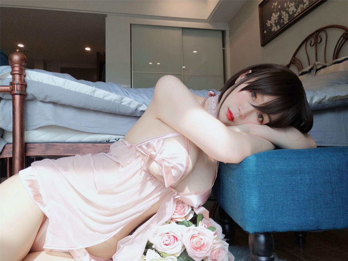 图片[33]-Coser小姐姐白银 – 粉色睡衣 – COSPLAY-瞬颜部落