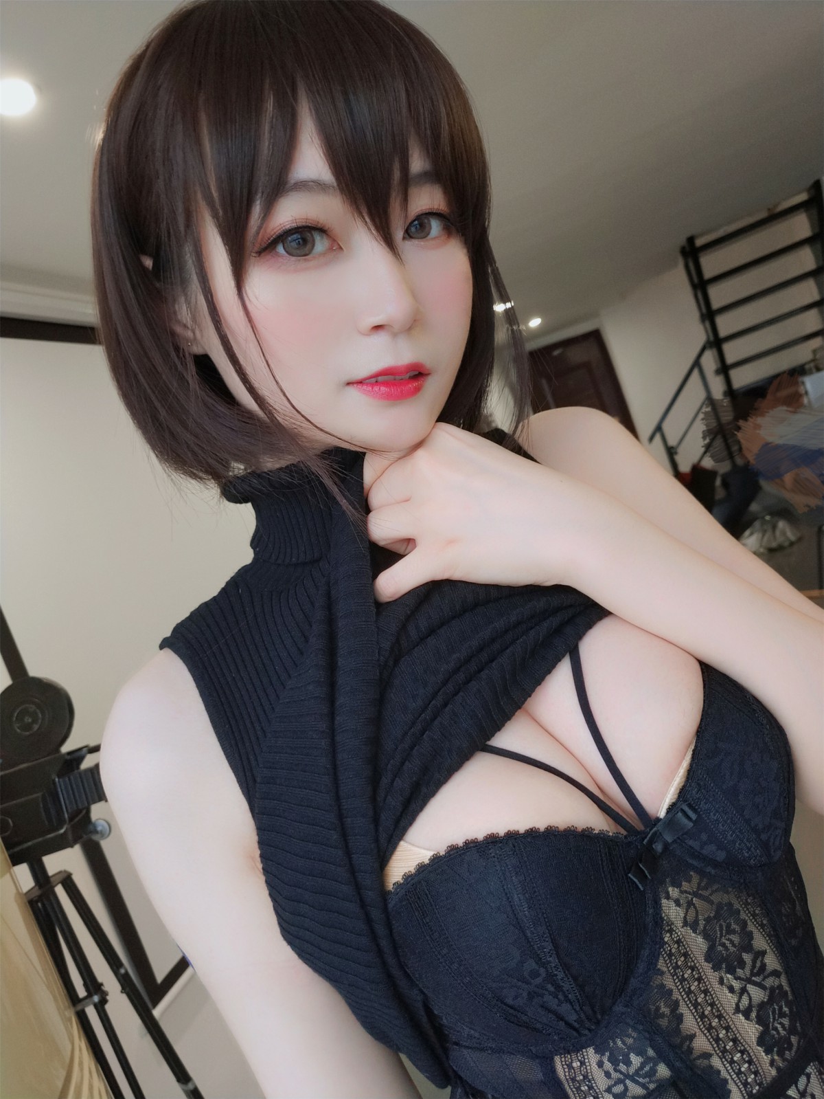 图片[28]-Coser小姐姐白银 – 黑色包臀裙 – COSPLAY-瞬颜部落