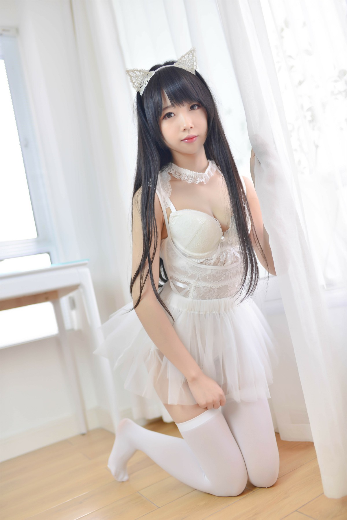 图片[9]-Cos小姐姐雪琪 – 猫系少女白猫 – COSPLAY-瞬颜部落