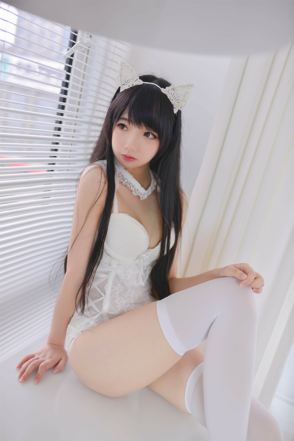 图片[19]-Cos小姐姐雪琪 – 猫系少女白猫 – COSPLAY-瞬颜部落