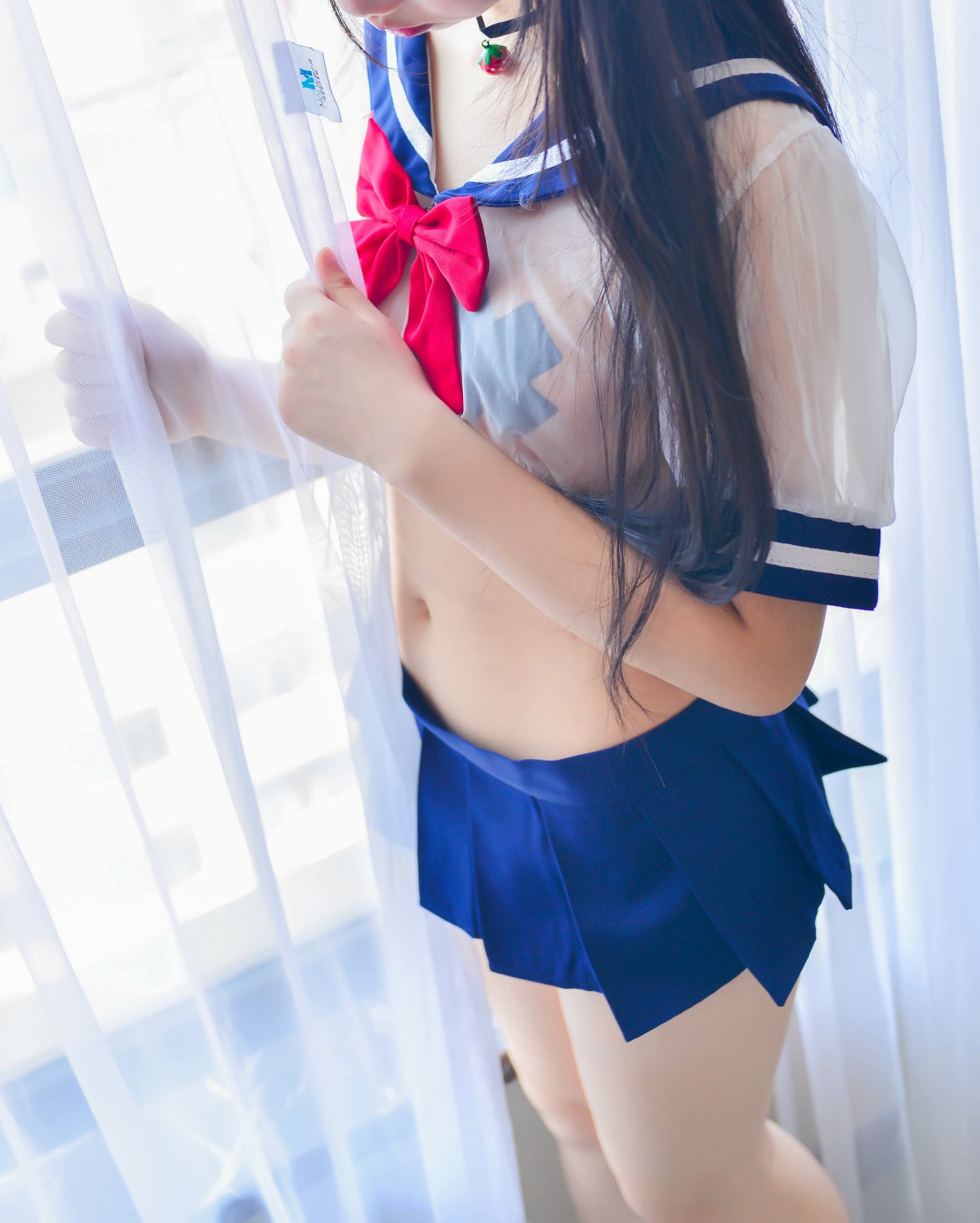 Cos小姐姐雪琪 – 透明JK – COSPLAY-瞬颜部落