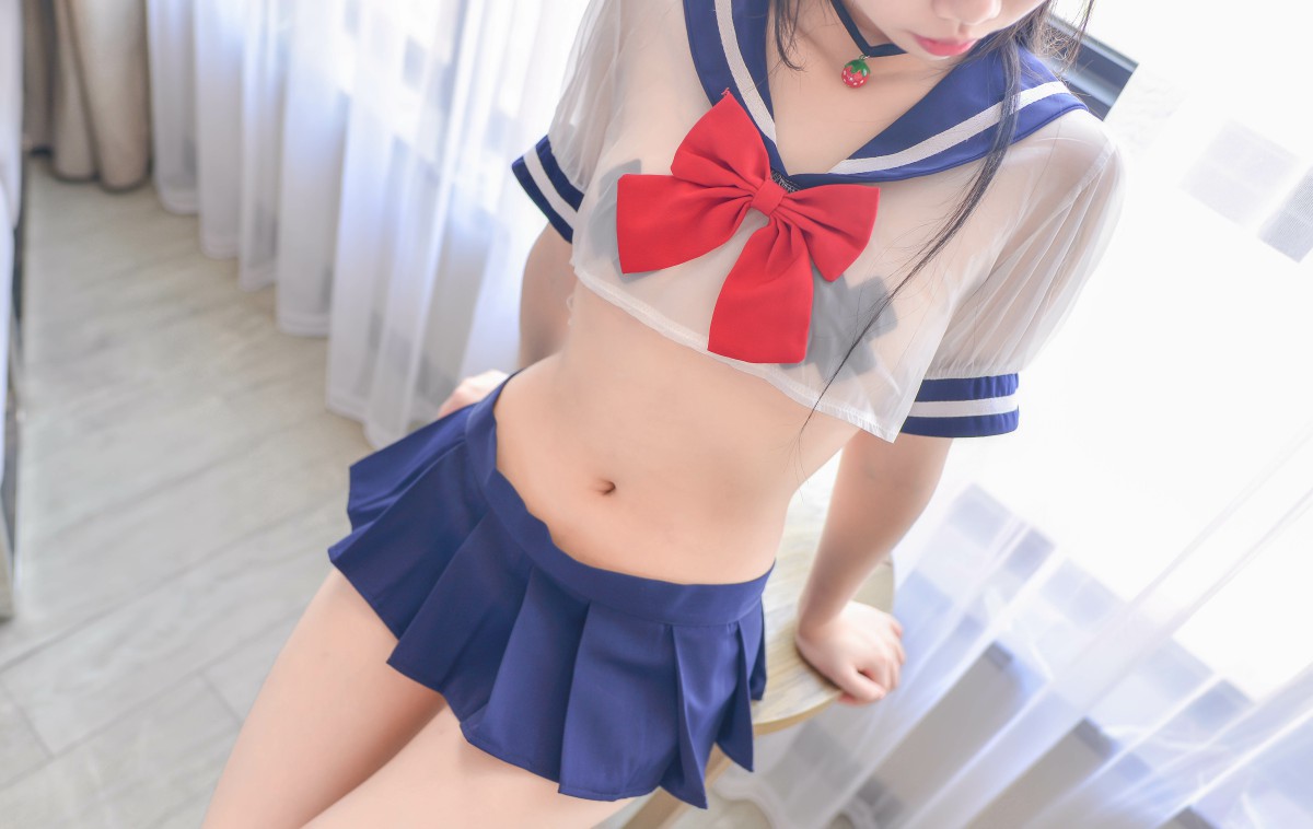 图片[4]-Cos小姐姐雪琪 – 透明JK – COSPLAY-瞬颜部落