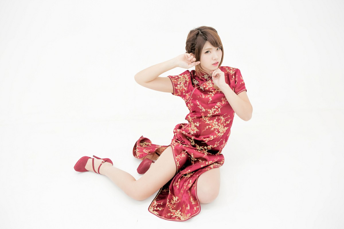 图片[7]-中華娘娘之红色旗袍与美腿高跟 – COSPLAY-瞬颜部落