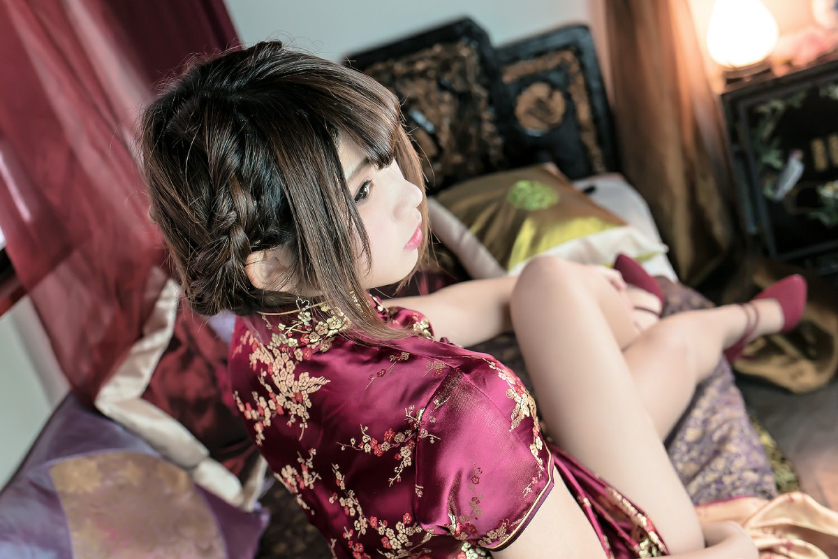 图片[20]-中華娘娘之红色旗袍与美腿高跟 – COSPLAY-瞬颜部落