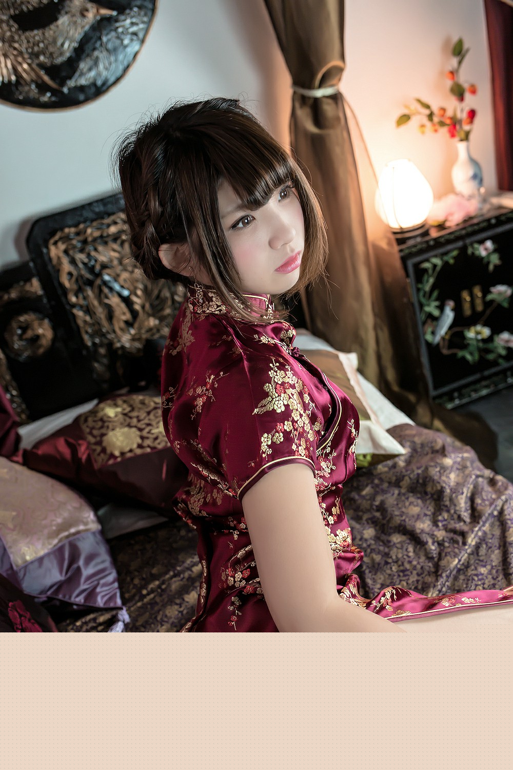 图片[24]-中華娘娘之红色旗袍与美腿高跟 – COSPLAY-瞬颜部落