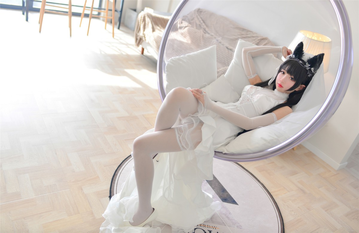 图片[6]-Cos小姐姐雪琪- 爱宕高跟美腿与婚纱 – COSPLAY-瞬颜部落