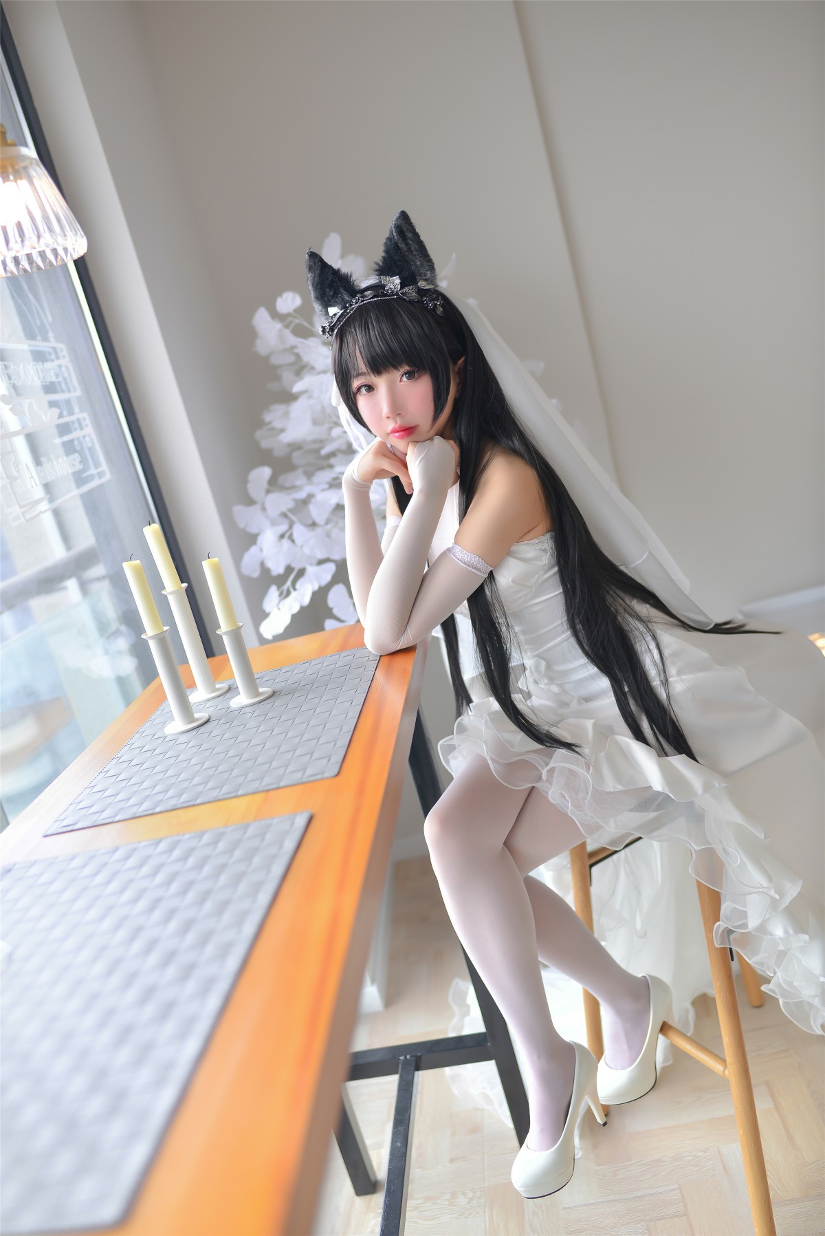 图片[5]-Cos小姐姐雪琪- 爱宕高跟美腿与婚纱 – COSPLAY-瞬颜部落