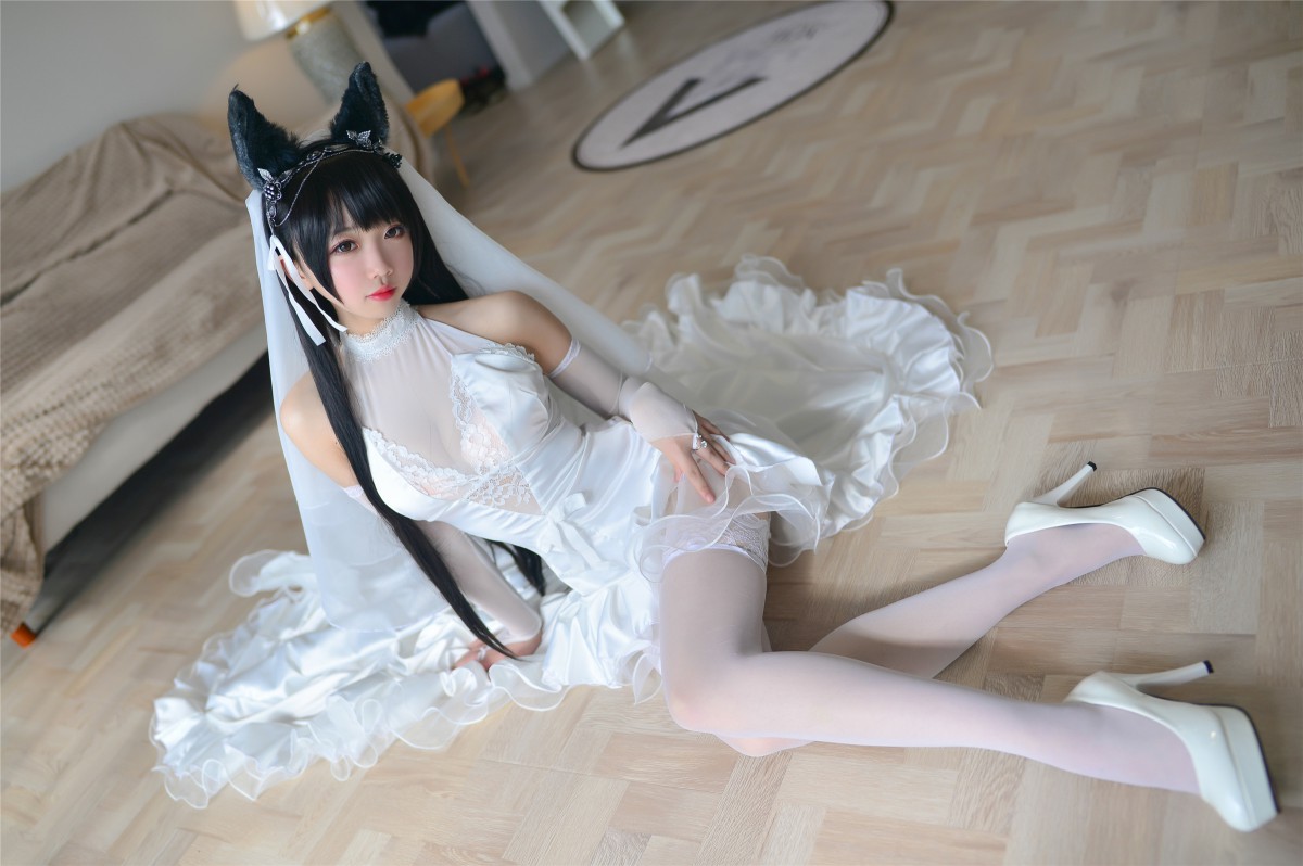 图片[7]-Cos小姐姐雪琪- 爱宕高跟美腿与婚纱 – COSPLAY-瞬颜部落