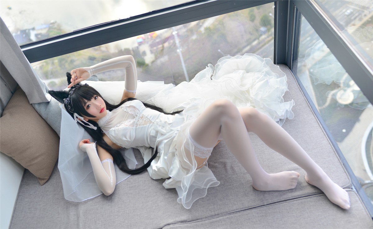 图片[11]-Cos小姐姐雪琪- 爱宕高跟美腿与婚纱 – COSPLAY-瞬颜部落