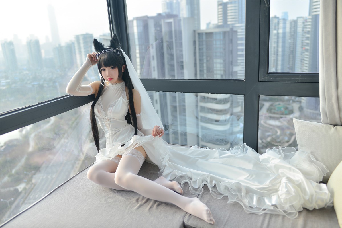 图片[25]-Cos小姐姐雪琪- 爱宕高跟美腿与婚纱 – COSPLAY-瞬颜部落