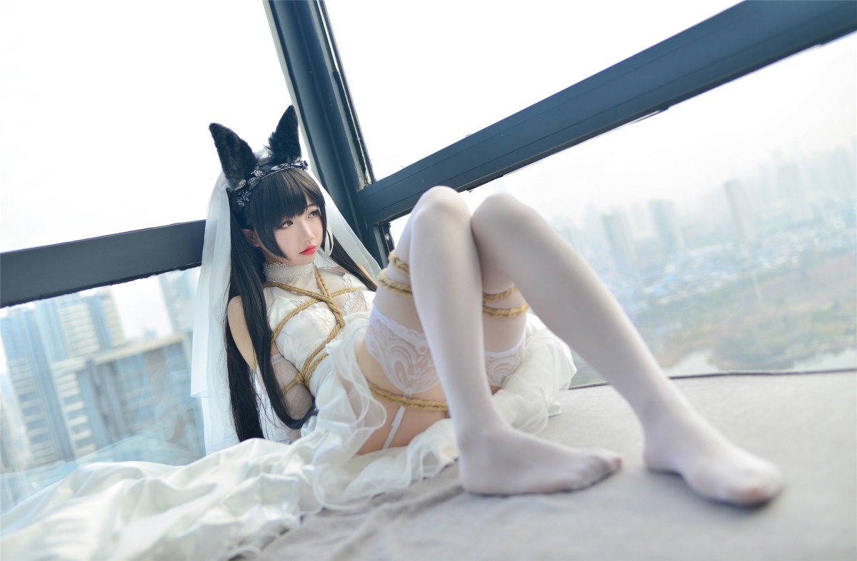 图片[29]-Cos小姐姐雪琪- 爱宕高跟美腿与婚纱 – COSPLAY-瞬颜部落