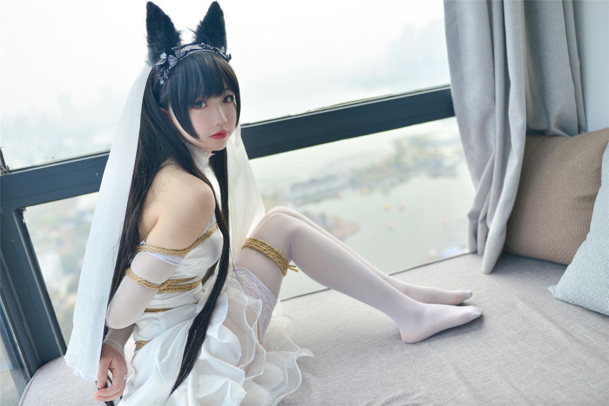 图片[34]-Cos小姐姐雪琪- 爱宕高跟美腿与婚纱 – COSPLAY-瞬颜部落