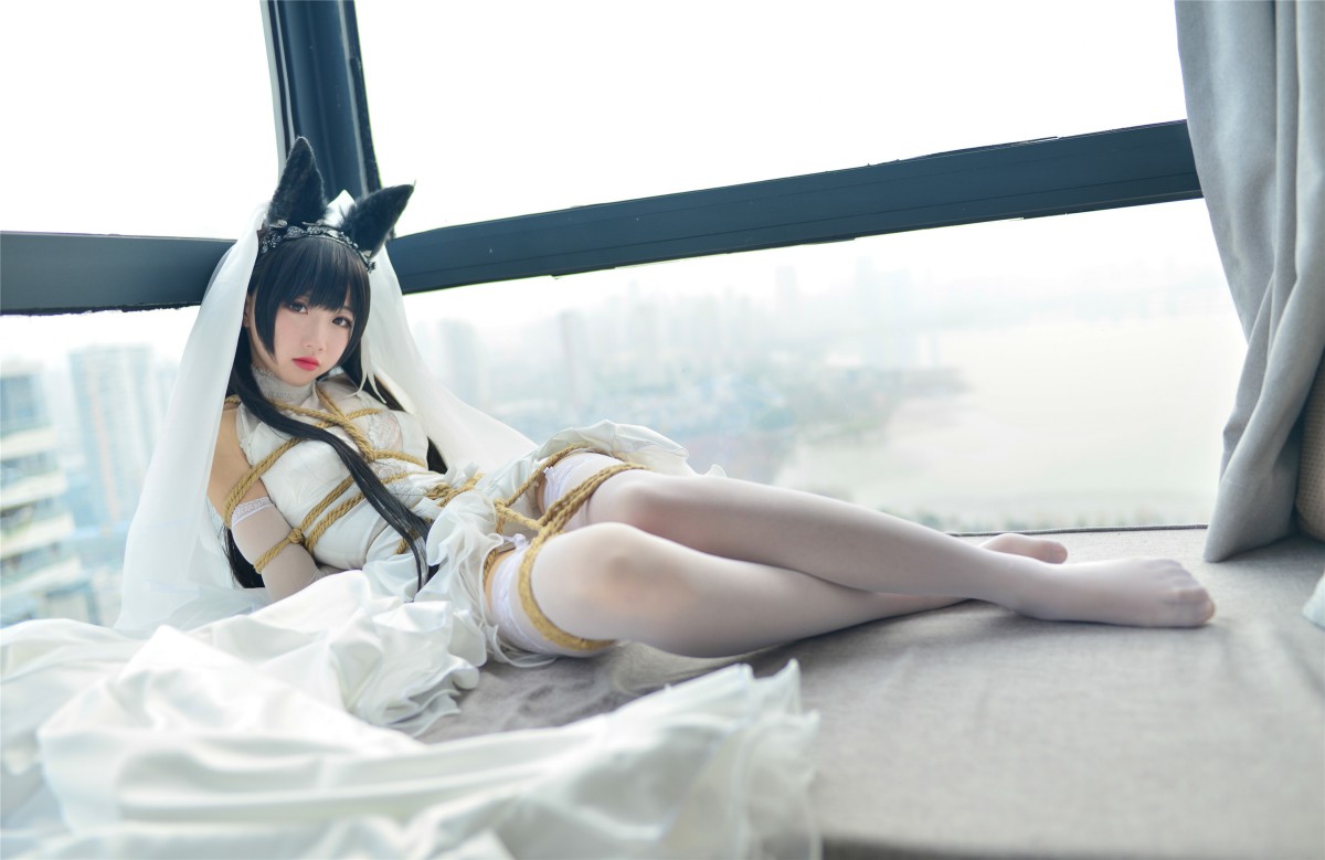 图片[36]-Cos小姐姐雪琪- 爱宕高跟美腿与婚纱 – COSPLAY-瞬颜部落