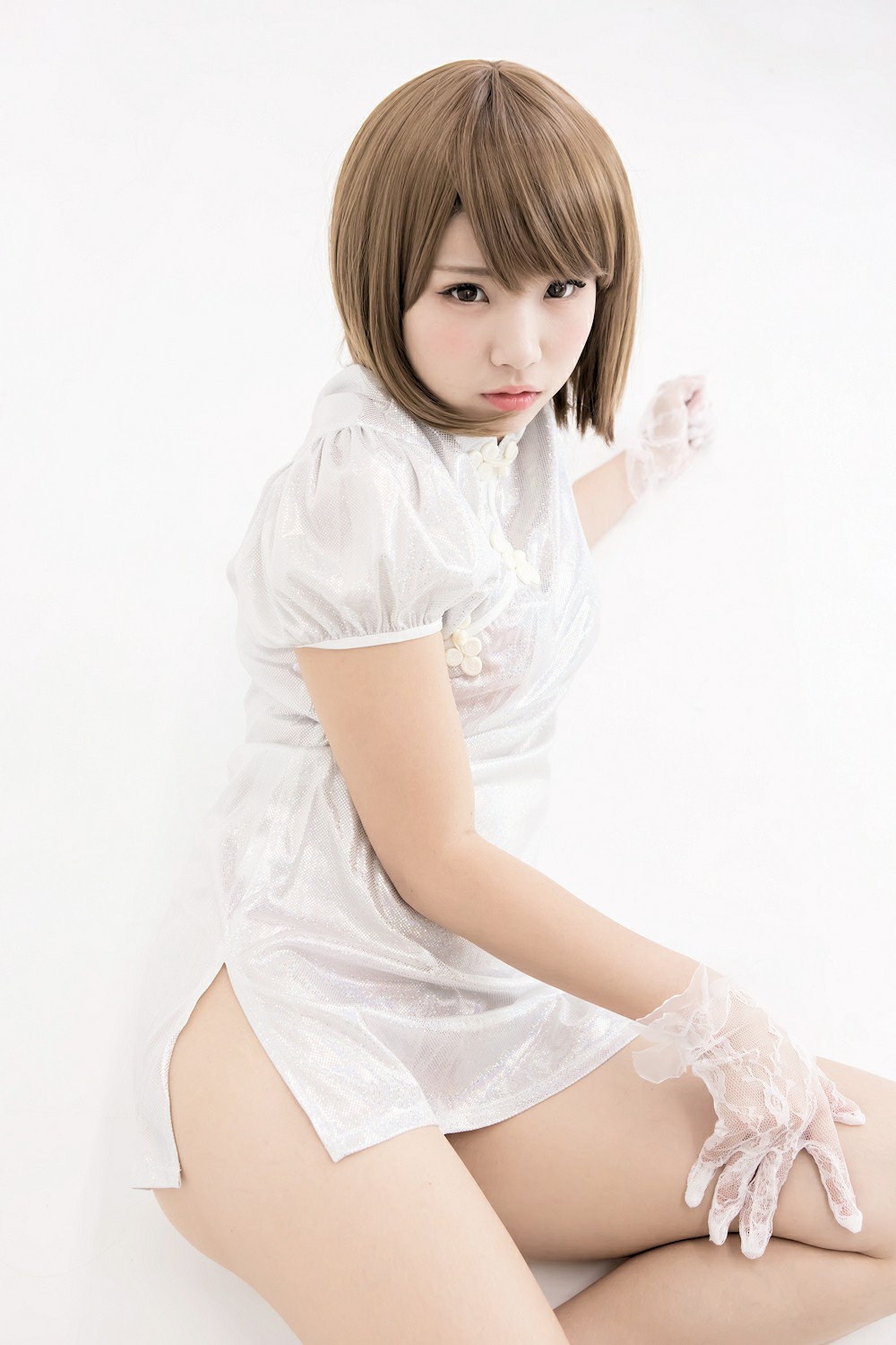 图片[18]-中華娘娘之白色旗袍与美腿高跟 – COSPLAY-瞬颜部落