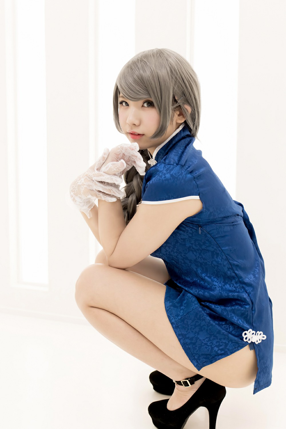 图片[7]-中華娘娘之Blue蓝色旗袍与美腿高跟 – COSPLAY-瞬颜部落
