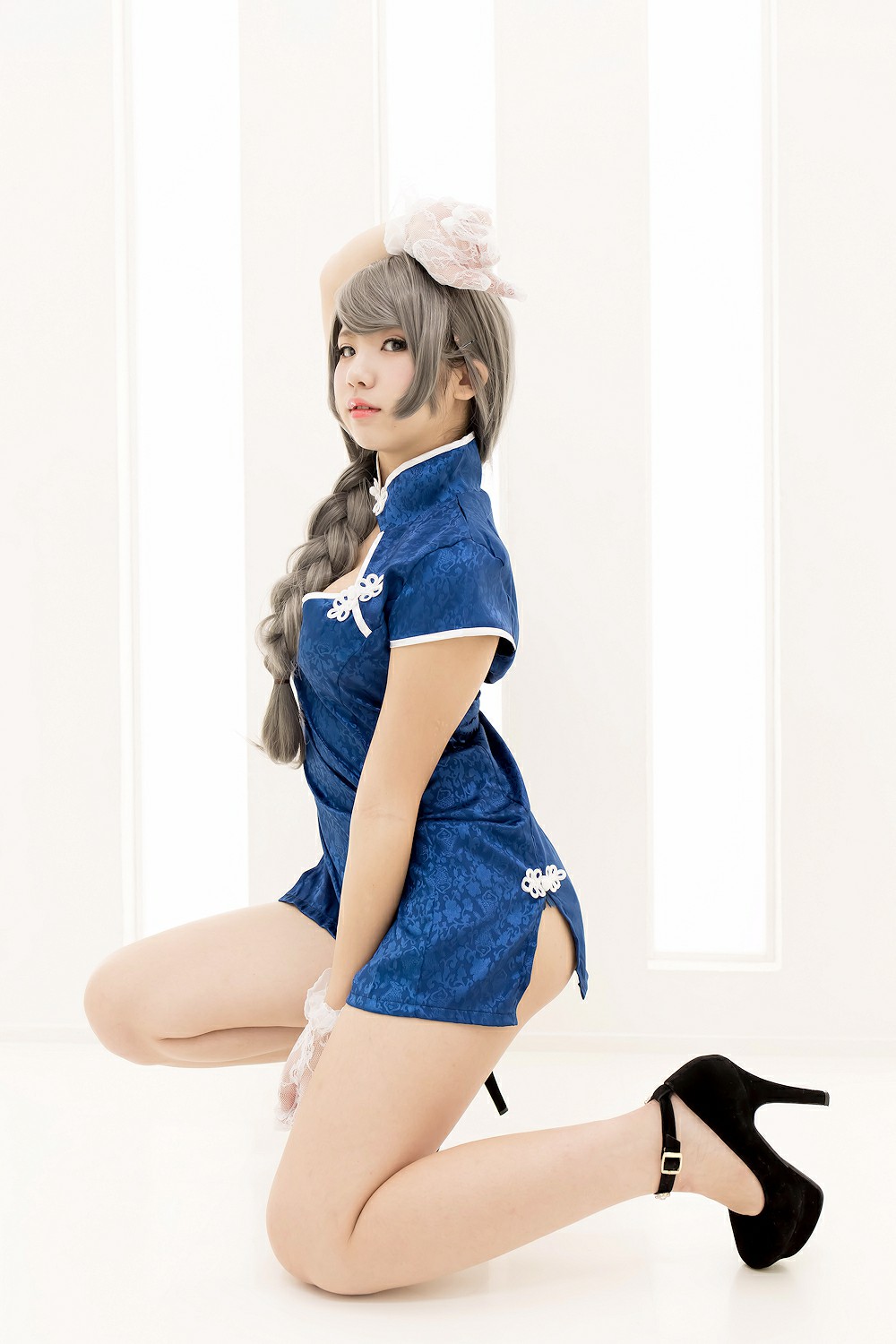 图片[9]-中華娘娘之Blue蓝色旗袍与美腿高跟 – COSPLAY-瞬颜部落