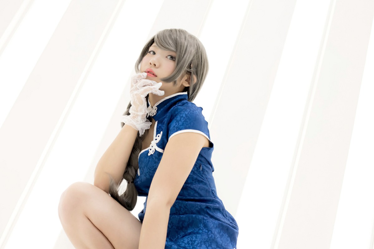 图片[13]-中華娘娘之Blue蓝色旗袍与美腿高跟 – COSPLAY-瞬颜部落
