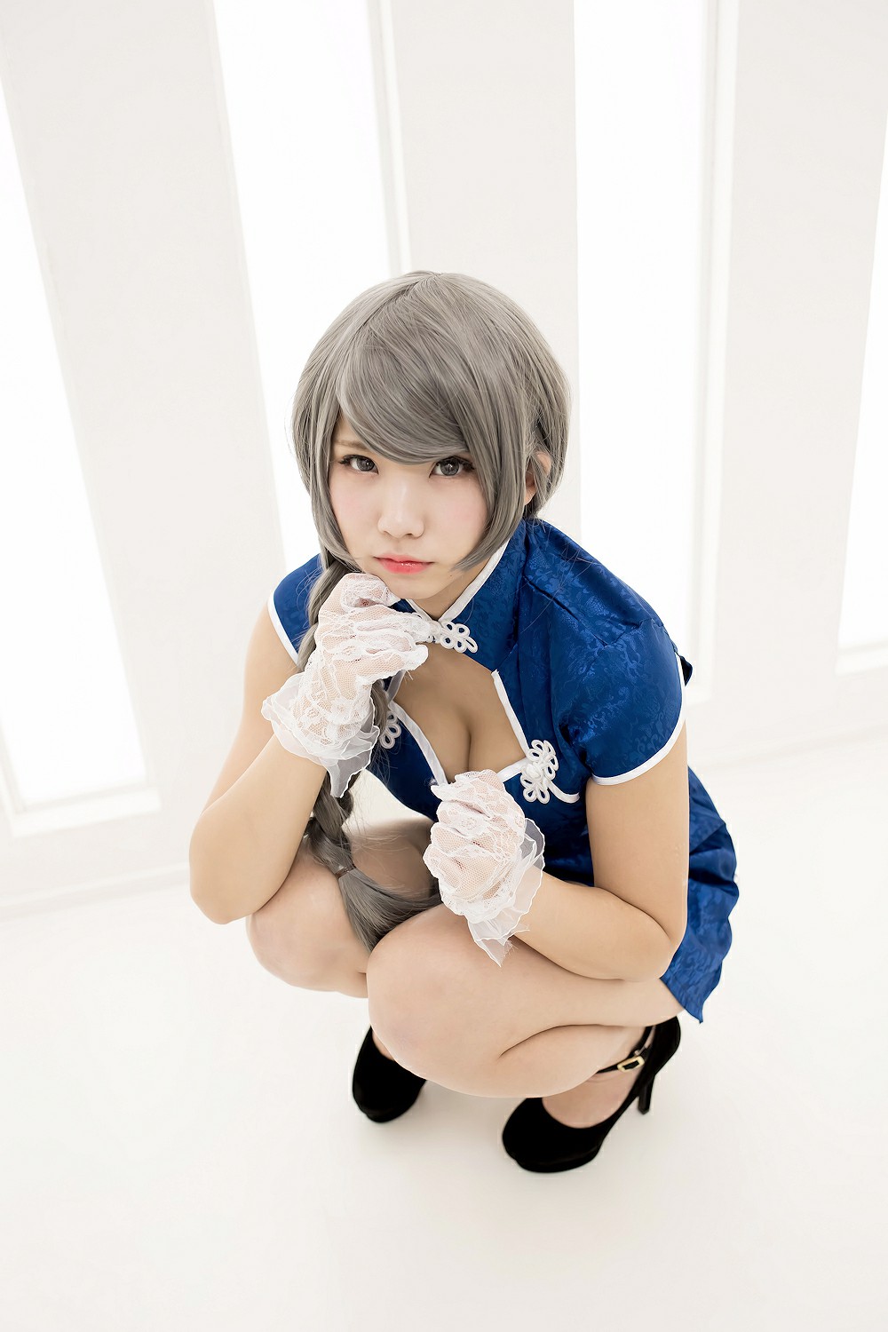 图片[15]-中華娘娘之Blue蓝色旗袍与美腿高跟 – COSPLAY-瞬颜部落