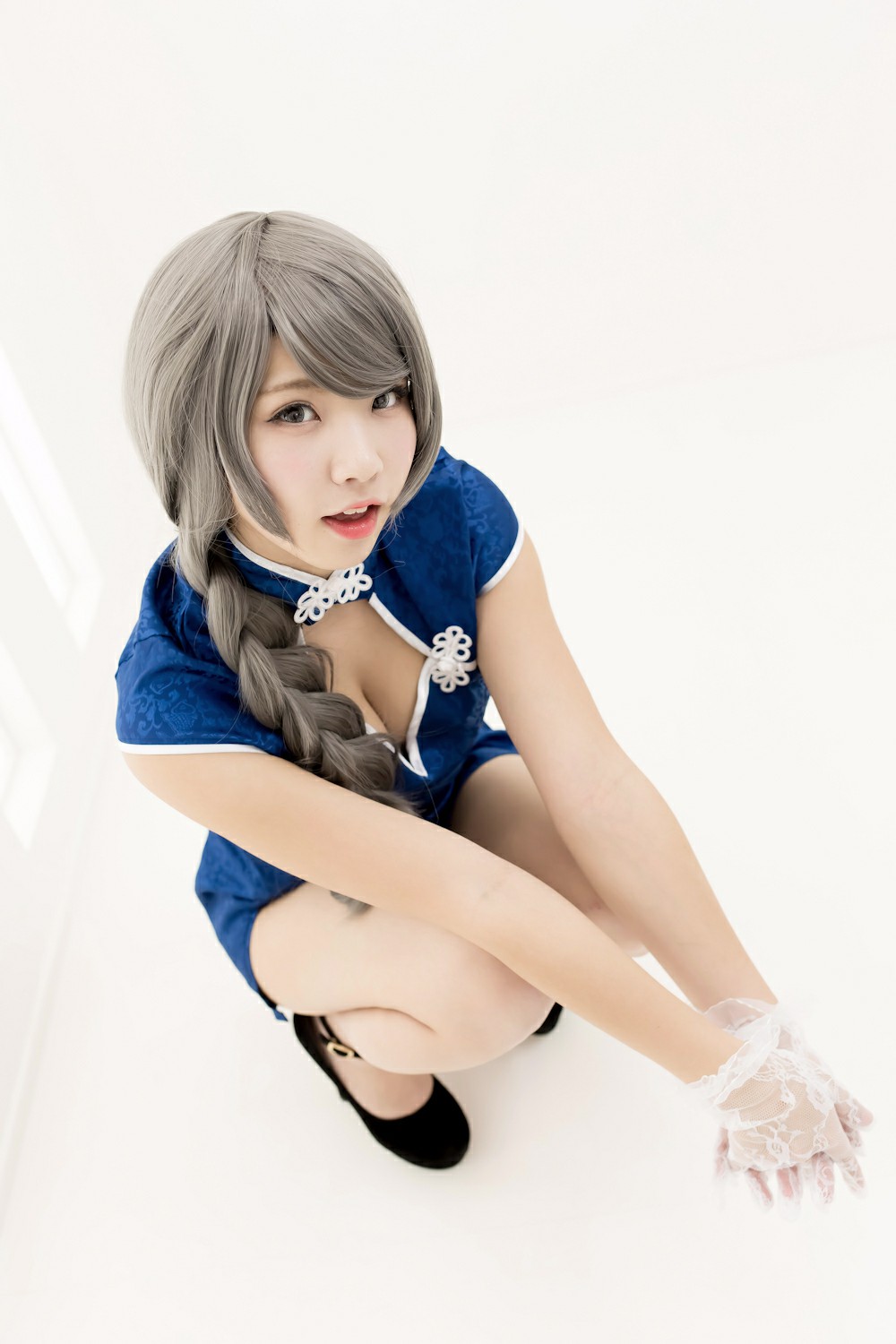 图片[14]-中華娘娘之Blue蓝色旗袍与美腿高跟 – COSPLAY-瞬颜部落