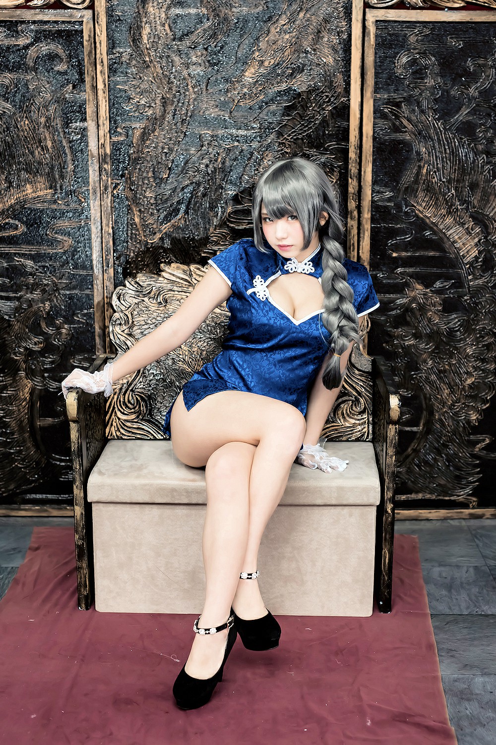 图片[46]-中華娘娘之Blue蓝色旗袍与美腿高跟 – COSPLAY-瞬颜部落