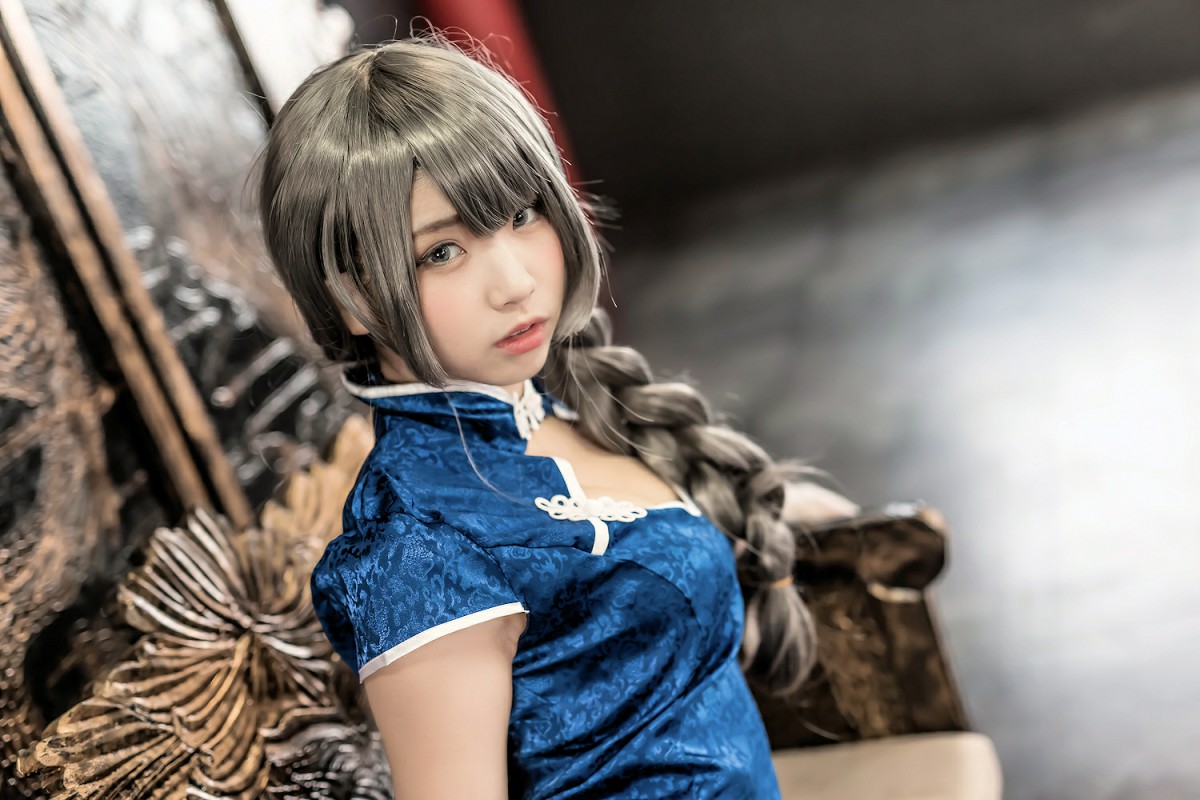 图片[50]-中華娘娘之Blue蓝色旗袍与美腿高跟 – COSPLAY-瞬颜部落