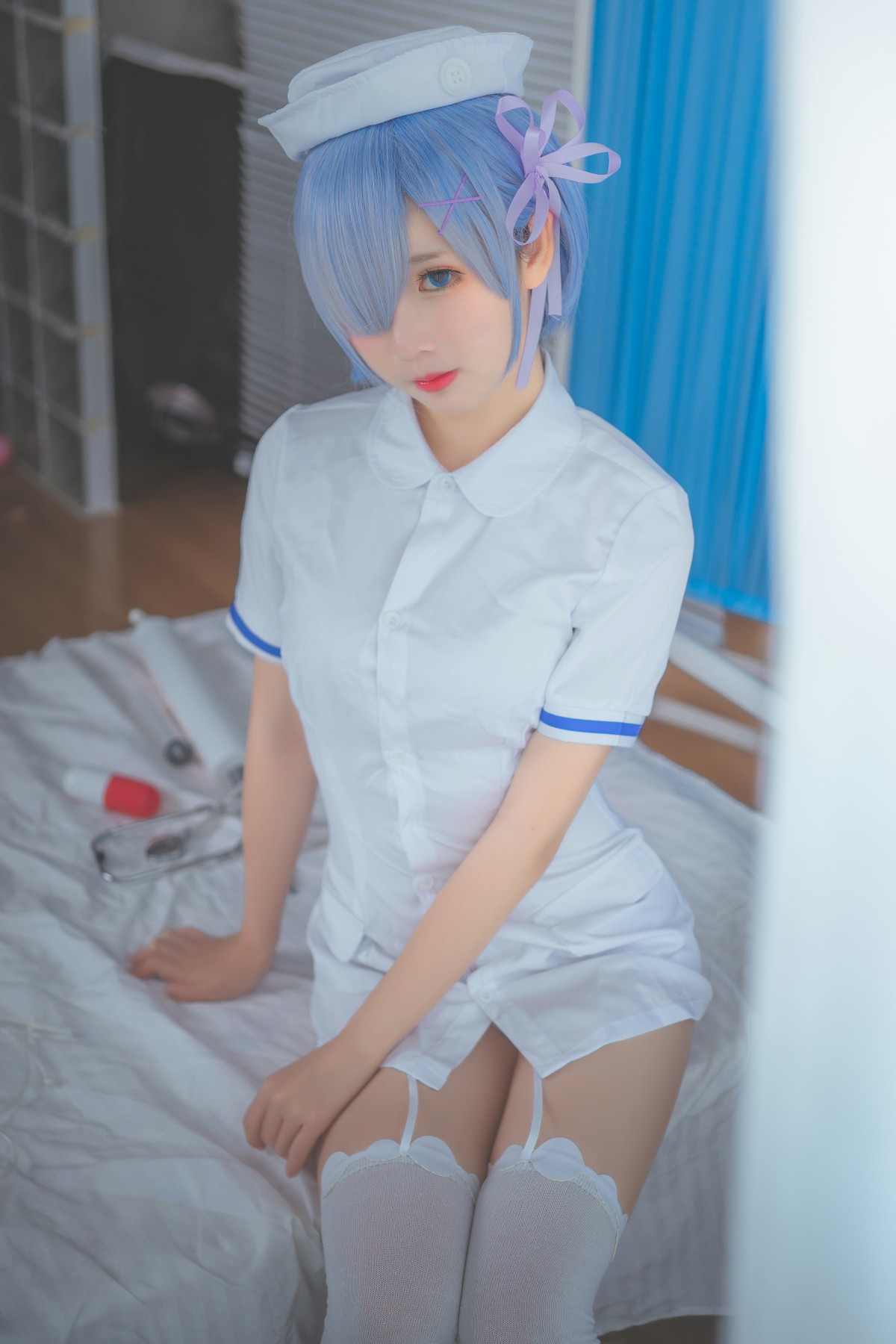 图片[3]-[Cosplay]面饼仙儿 – 蕾姆护士装 – COSPLAY-瞬颜部落