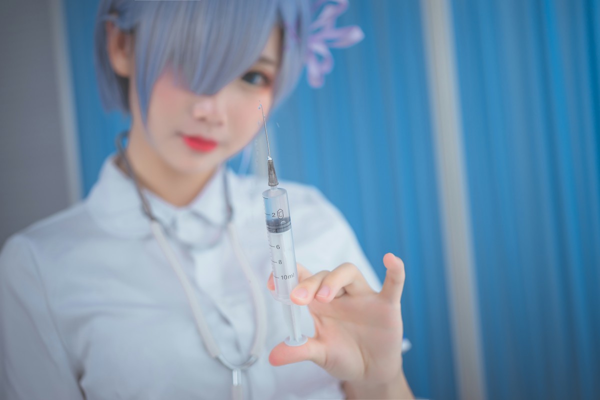 图片[5]-[Cosplay]面饼仙儿 – 蕾姆护士装 – COSPLAY-瞬颜部落