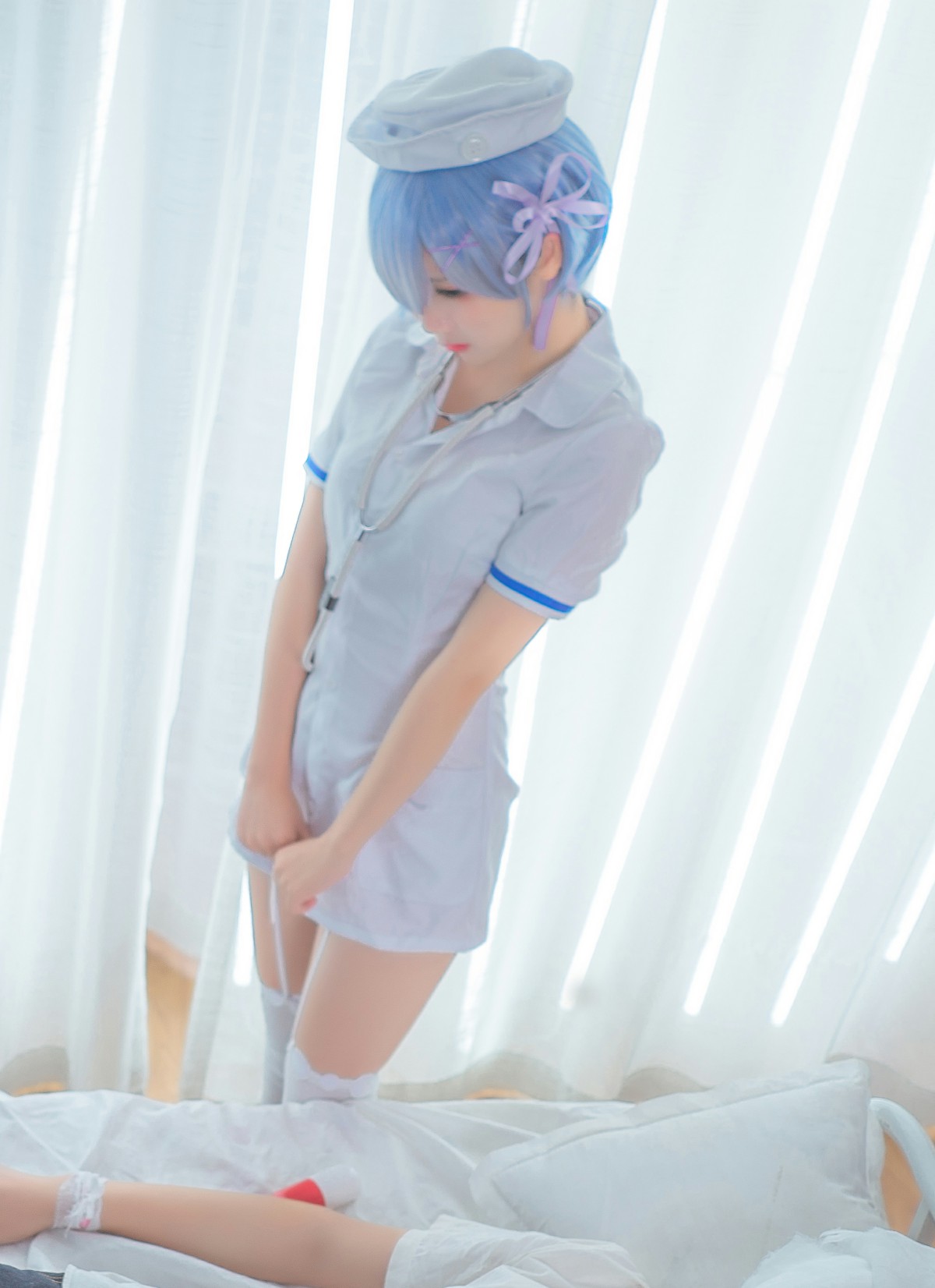 图片[13]-[Cosplay]面饼仙儿 – 蕾姆护士装 – COSPLAY-瞬颜部落