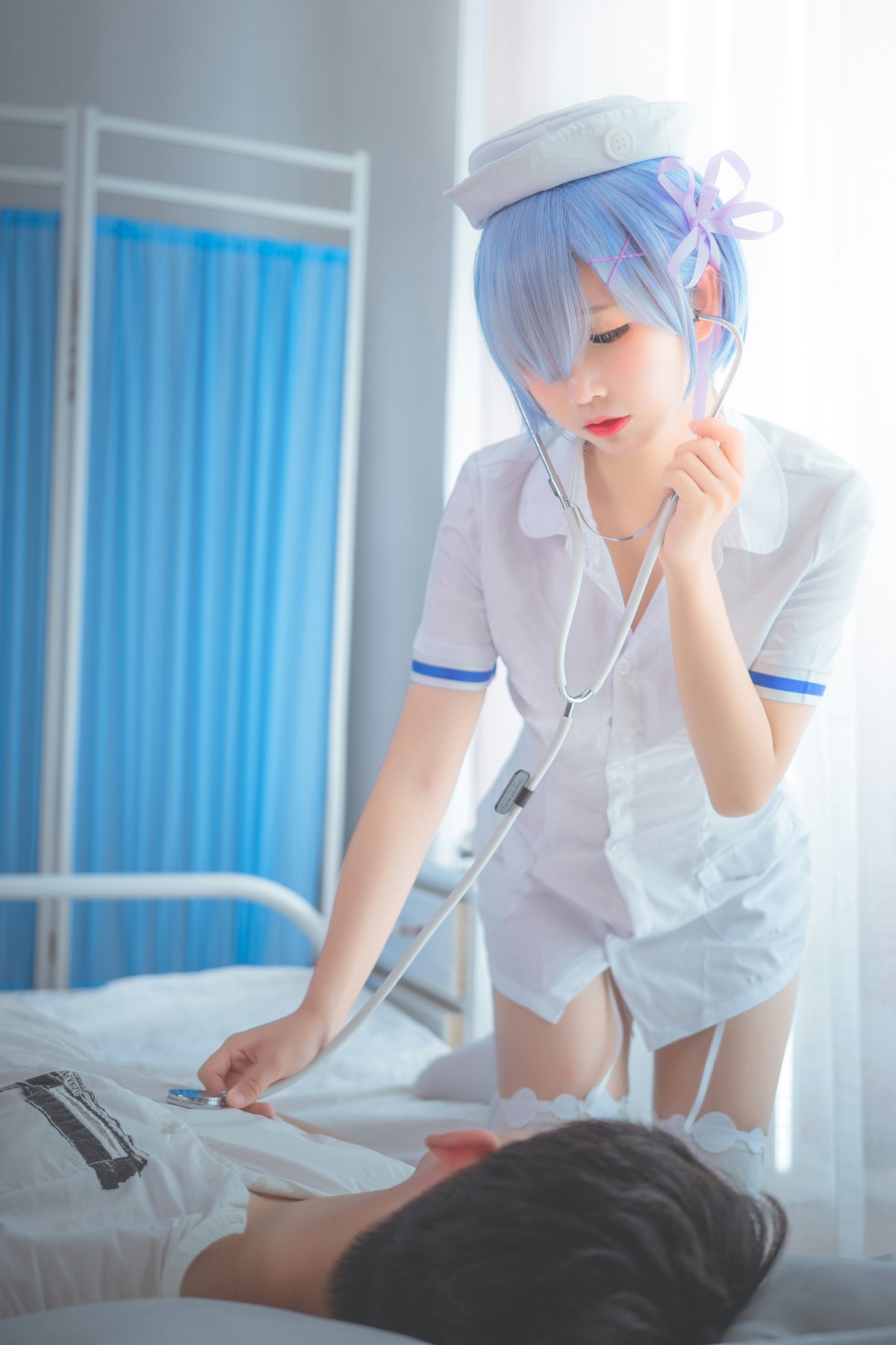 图片[15]-[Cosplay]面饼仙儿 – 蕾姆护士装 – COSPLAY-瞬颜部落