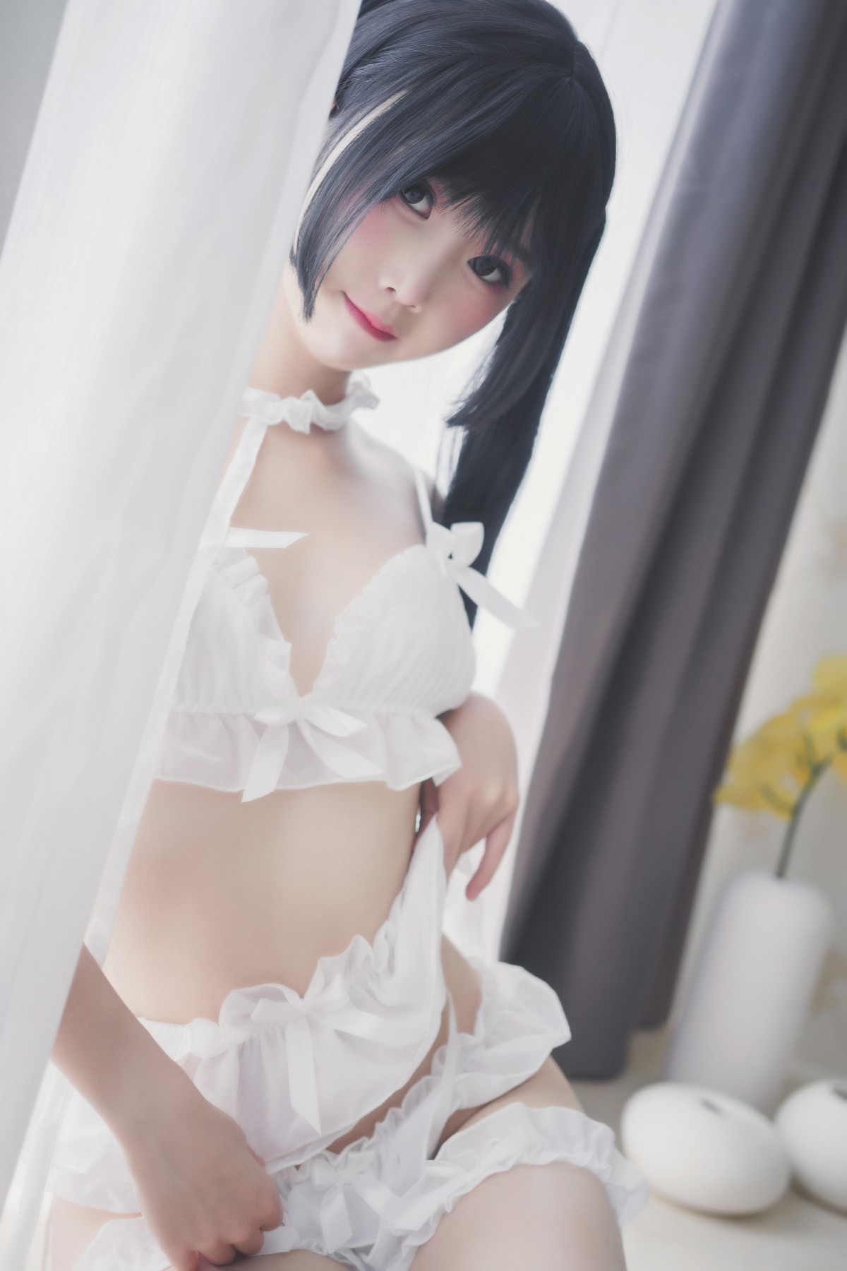 图片[8]-[Cosplay]面饼仙儿 – 脑内少女 白内衣 – COSPLAY-瞬颜部落