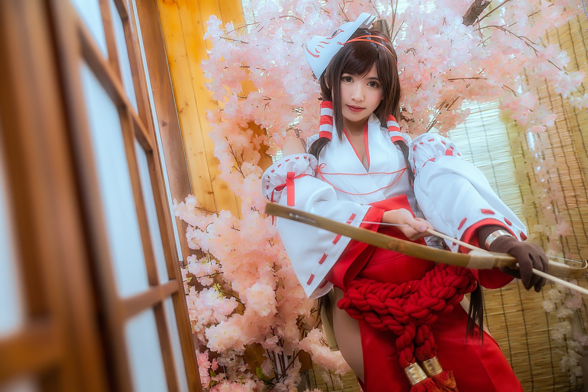 图片[2]-[Cosplay]鳗鱼霏儿 – 巫女 – COSPLAY-瞬颜部落