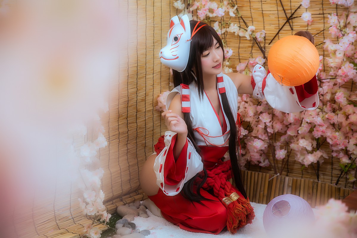 图片[3]-[Cosplay]鳗鱼霏儿 – 巫女 – COSPLAY-瞬颜部落