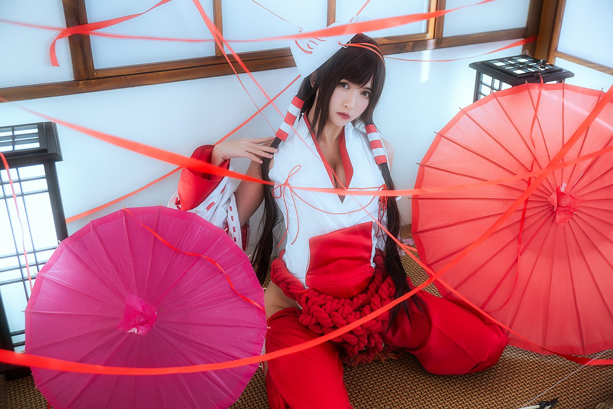 图片[5]-[Cosplay]鳗鱼霏儿 – 巫女 – COSPLAY-瞬颜部落