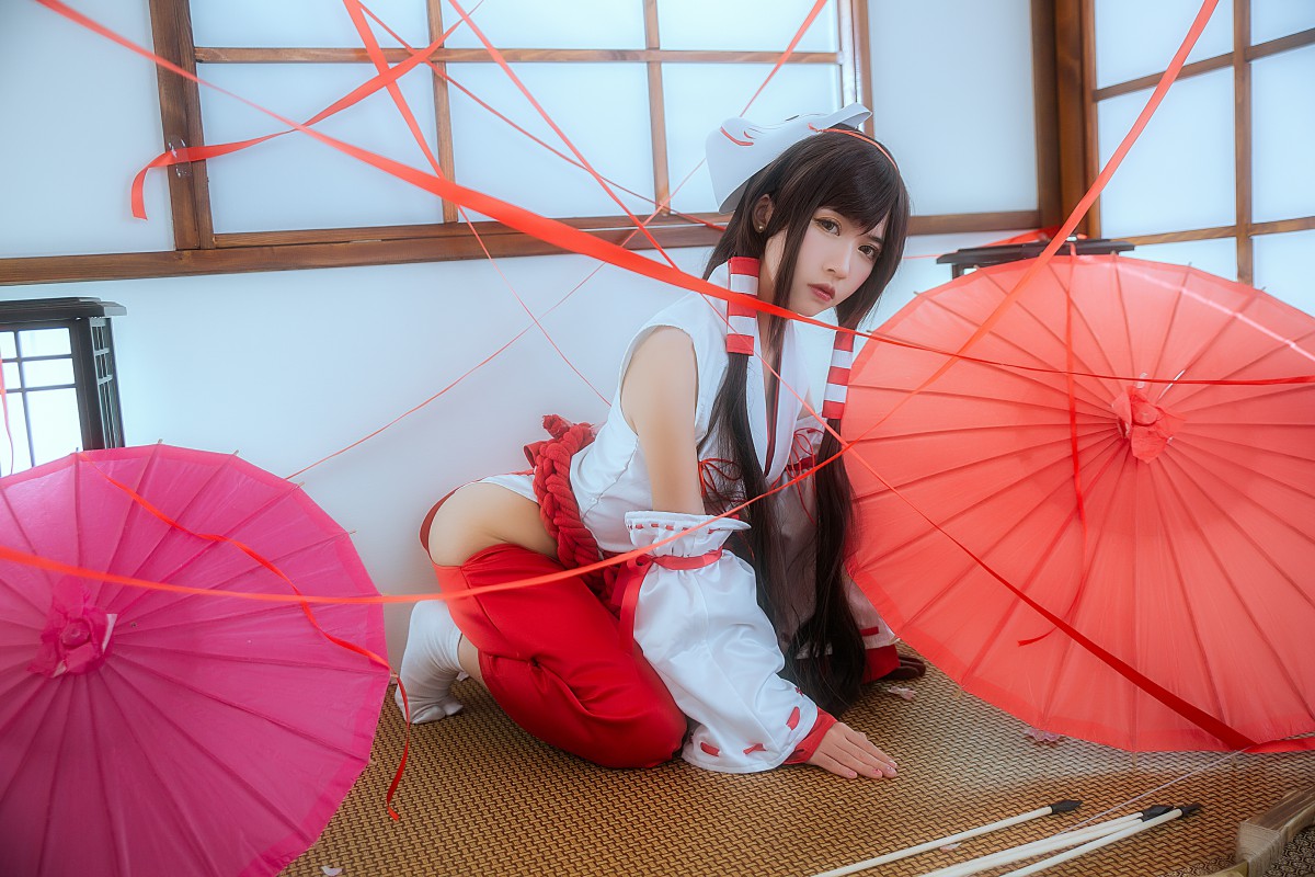 图片[6]-[Cosplay]鳗鱼霏儿 – 巫女 – COSPLAY-瞬颜部落