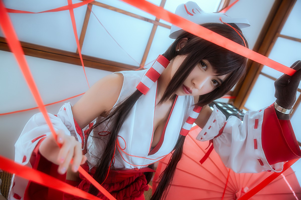 图片[7]-[Cosplay]鳗鱼霏儿 – 巫女 – COSPLAY-瞬颜部落