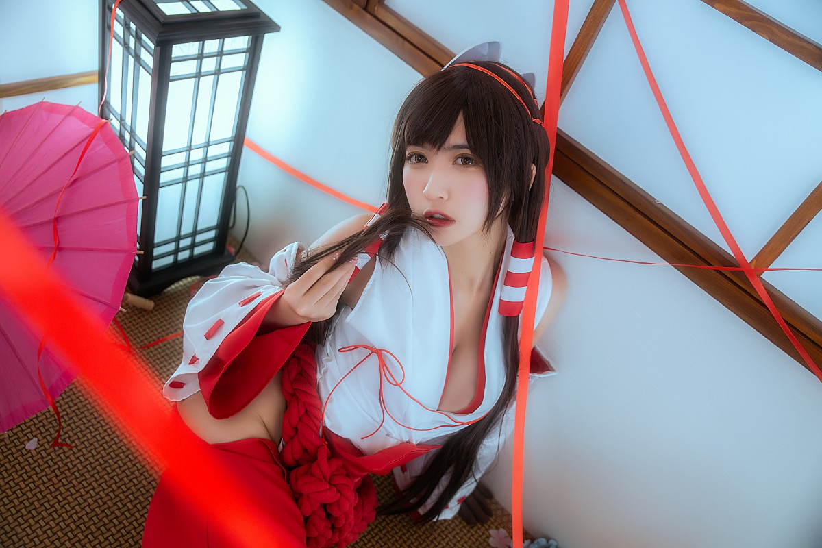 图片[9]-[Cosplay]鳗鱼霏儿 – 巫女 – COSPLAY-瞬颜部落