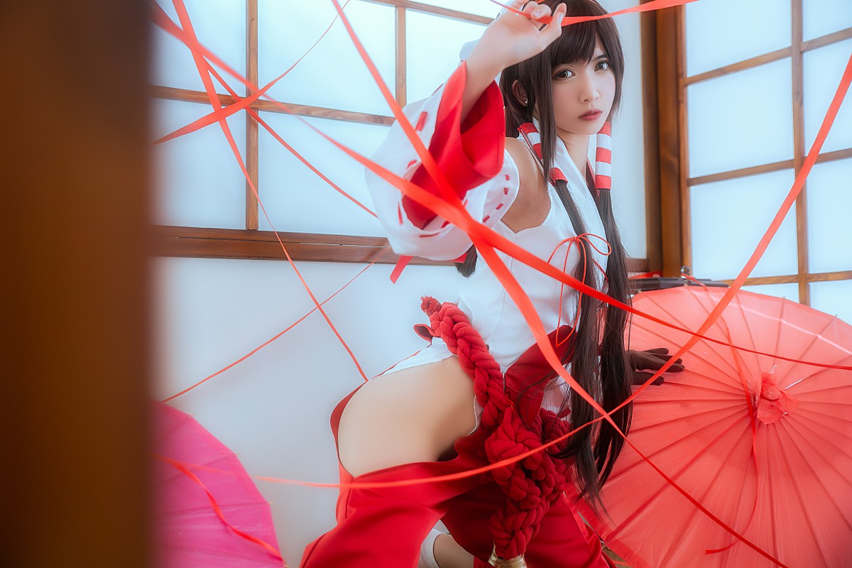 图片[10]-[Cosplay]鳗鱼霏儿 – 巫女 – COSPLAY-瞬颜部落